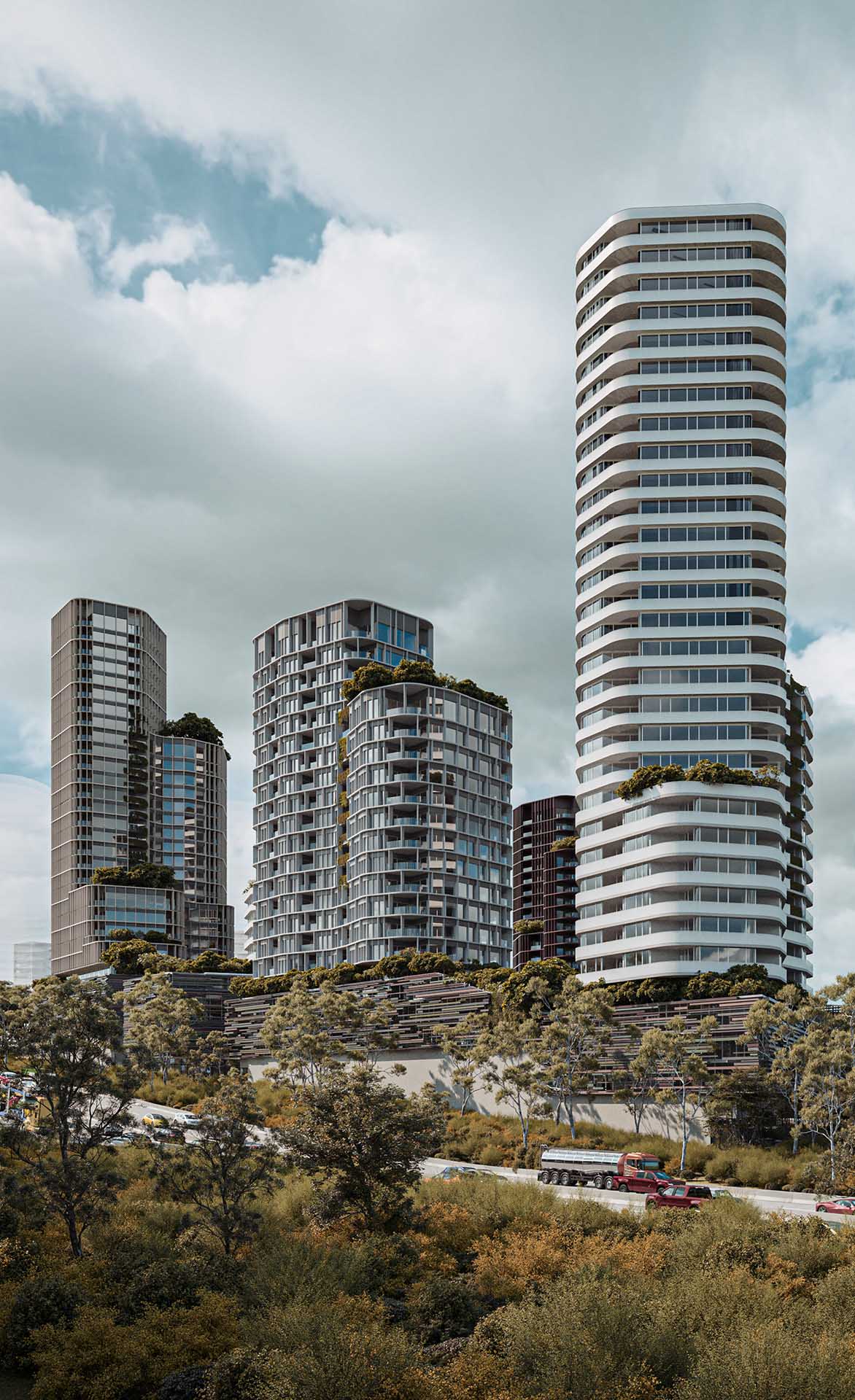 Multi-level residential building in Sydney